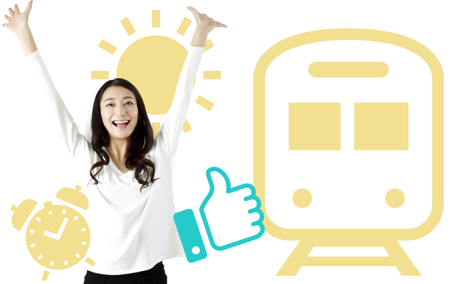東川口駅から徒歩3分で、通勤らくらく